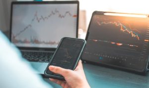 Grafik pergerakan harga saham IHSG terkini di Bursa Efek Indonesia