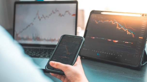 Grafik pergerakan harga saham IHSG terkini di Bursa Efek Indonesia